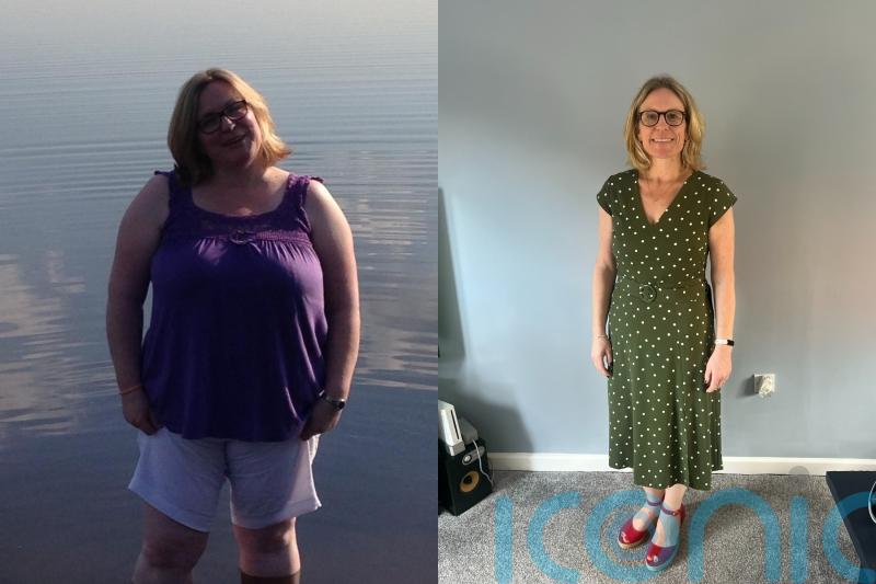 Receptionist who thought she ‘might die’ at almost 18 stone aged 40 ‘gobsmacked’ after losing 42% of her body weight