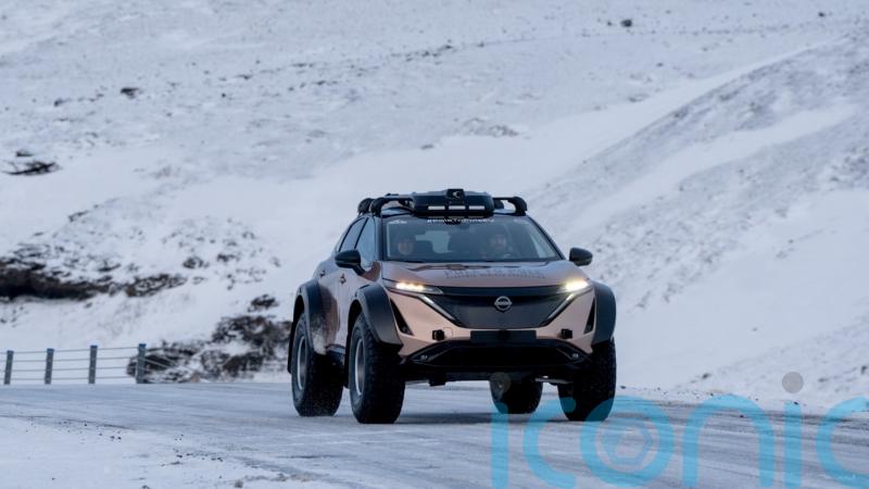 Nissan reveals electric Ariya that will be driving 17,000 miles from the North Pole to South Pole