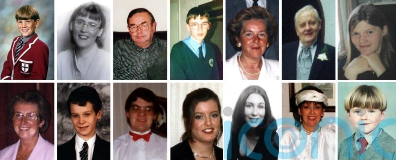 The victims of the Omagh bomb