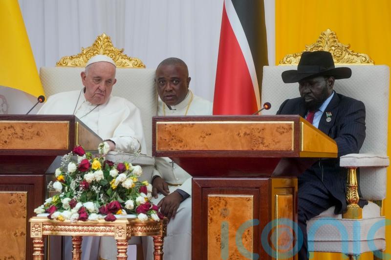 Pope in South Sudan warns leaders as peace process stalls