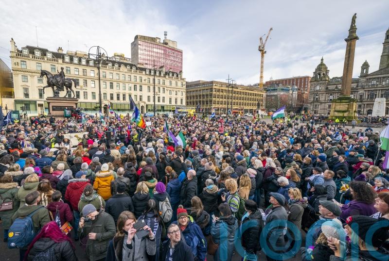 Hundreds join rally against gender recognition reforms