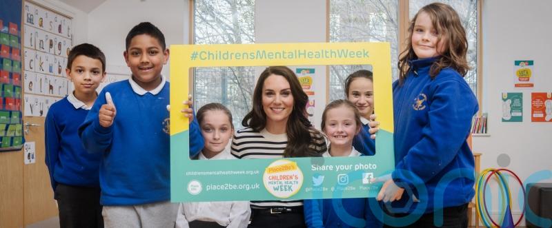 Kate joins primary school pupils to promote Children’s Mental Health Week
