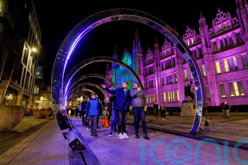 Dazzling artworks light up historic gardens