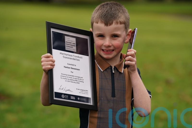 Toddler who alerted 999 crews to help save mother recognised for bravery