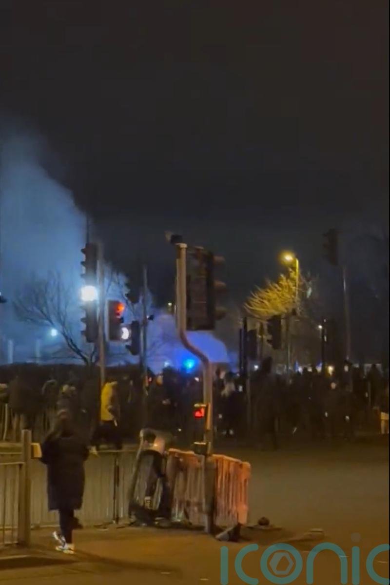 Charity boss tells of ‘war zone’ scenes amid clashes outside asylum seeker hotel