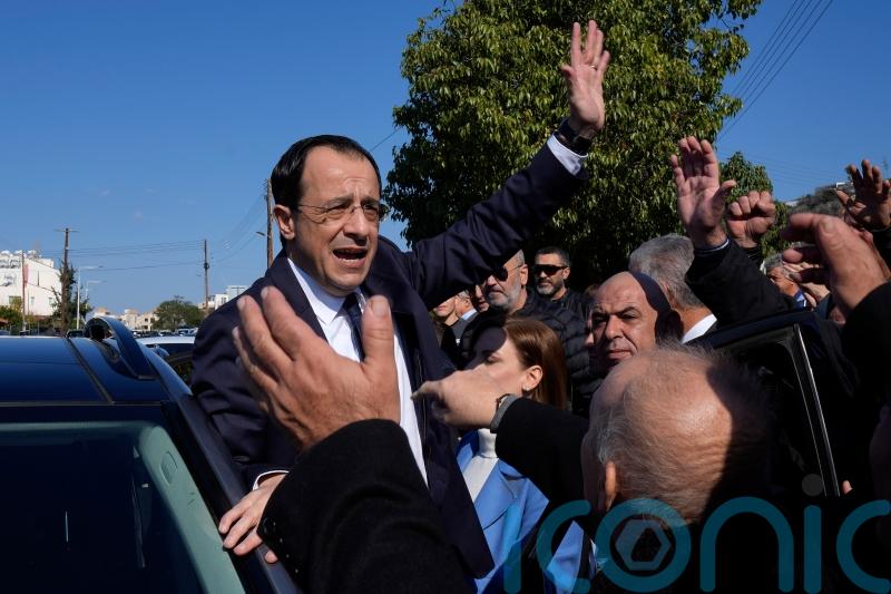 Former foreign minister leading Cyprus presidential election, exit polls show