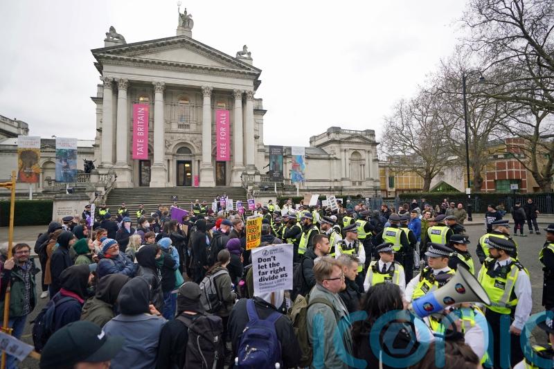 Man in court following protest over drag queen children’s event at Tate Britain