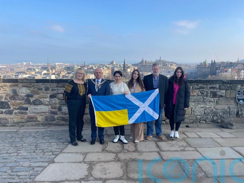 Edinburgh marks start of Russia’s invasion of Ukraine with special events
