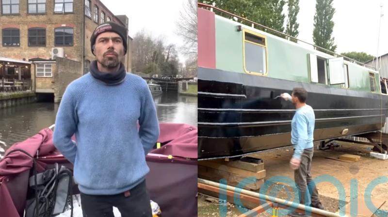 Dad-of-five who faced living in a bedsit after divorce now living on narrowboat and saving over £3k a month
