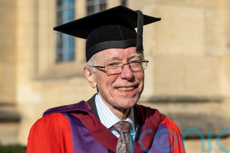 Student, 76, completes his PhD after 50 years