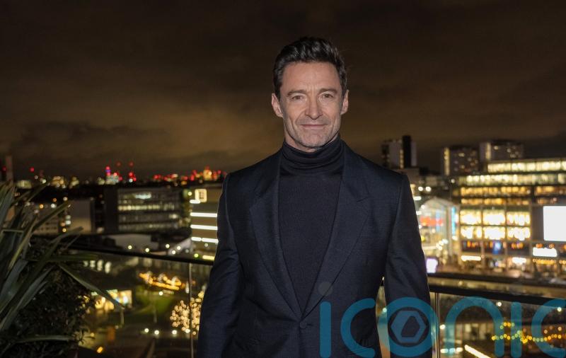 Hugh Jackman dons all black ensemble ahead of screening for The Son