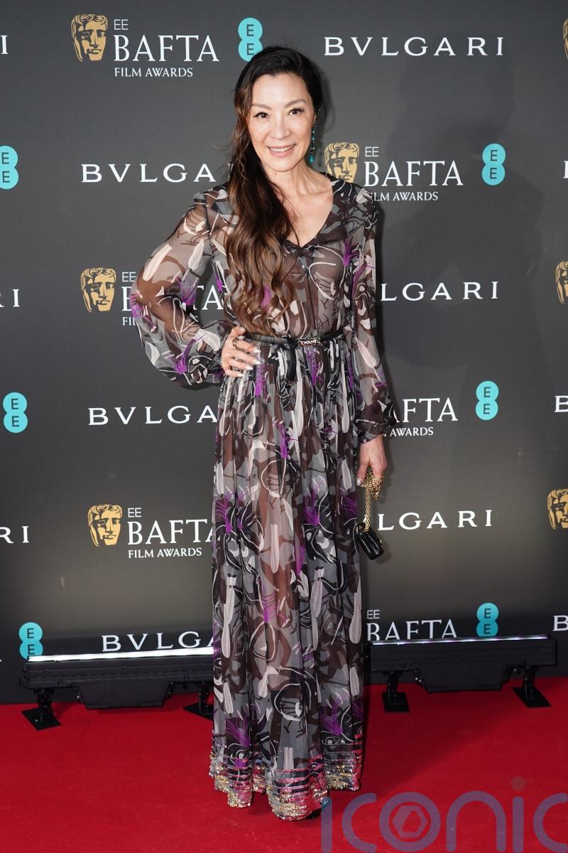 Michelle Yeoh and Colin Farrell among stars out in London ahead of Bafta awards