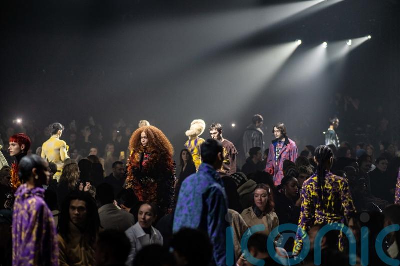 Celebrities on front row as Daniel Lee presents debut collection for Burberry