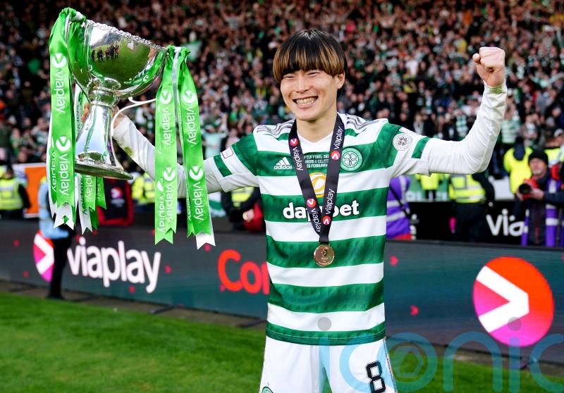 Callum McGregor calls Kyogo Furuhashi a &lsquo;superstar&rsquo; after cup final double