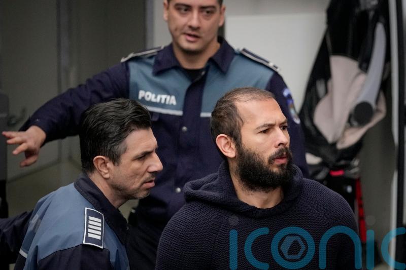 Andrew Tate to appeal against third arrest extension in Romania
