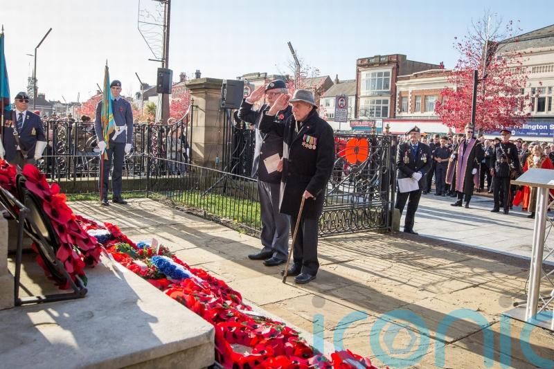 RAF fly-past for World War Two veteran who survived being shot down on raid