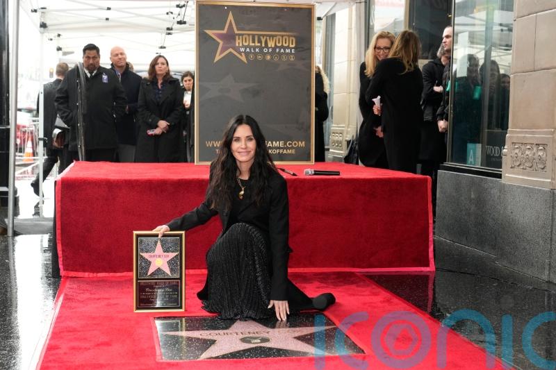 Courteney Cox hailed by Friends co-stars at Hollywood Walk of Fame star ceremony