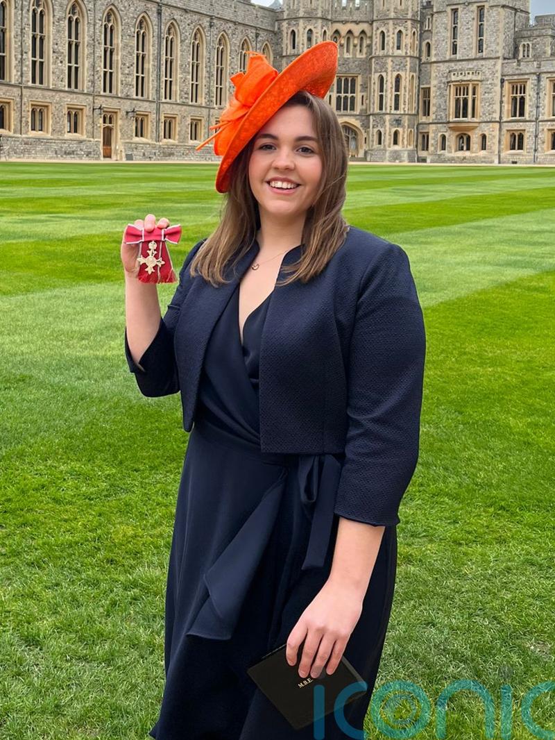 Student becomes MBE over motor neurone disease fundraising feat