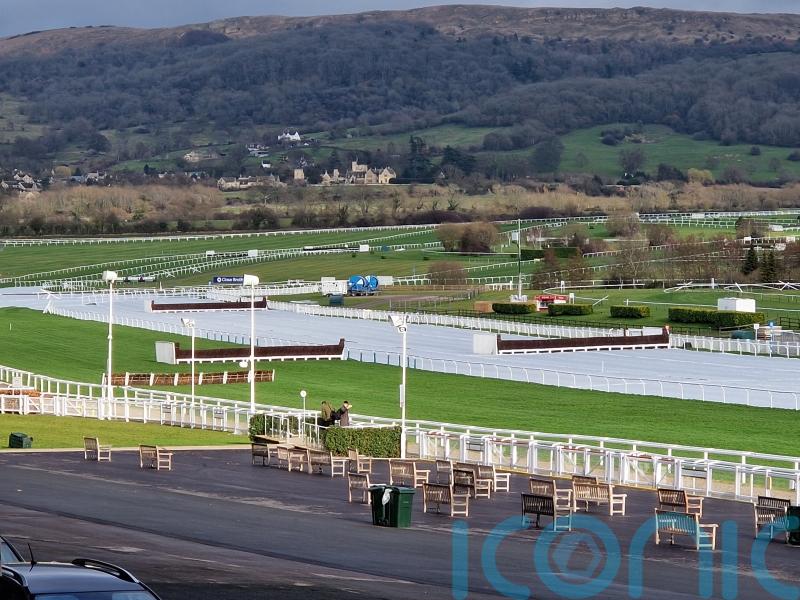 Weather conditions have proved challenging for Cheltenham officials