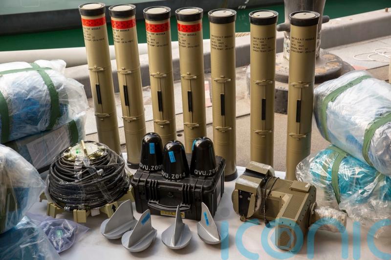 Royal Navy seizes anti-tank missiles from small boat off Iran
