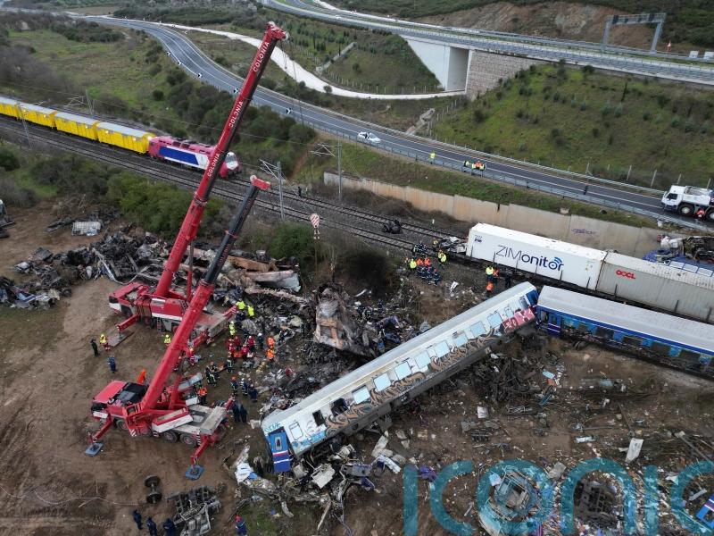 Greek rail workers strike in protest at working conditions after deadly crash