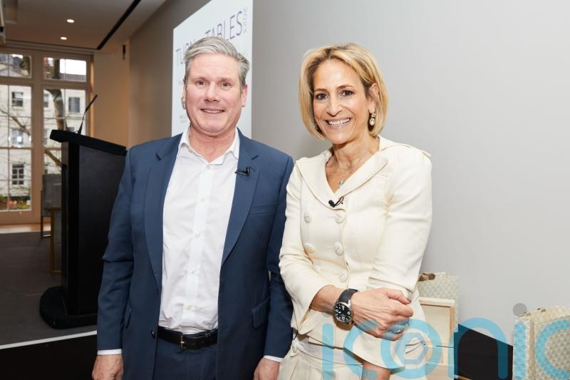Emily Maitlis grilled by Sir Keir Starmer as tables turned for charity event