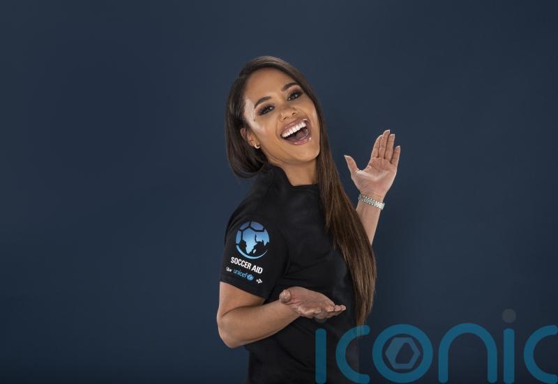 Alex Scott says it’s down to Maya Jama whether she steps onto Soccer Aid pitch