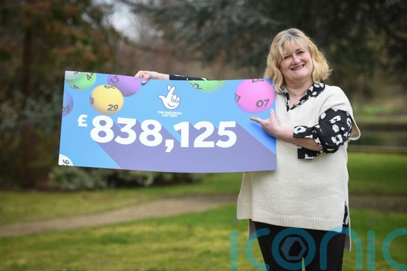 Mother who worked two jobs celebrates £838,000 lottery win