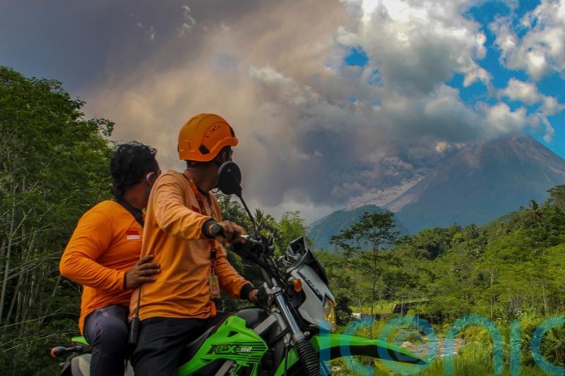 Tourism and mining disrupted after volcano erupts in Indonesia