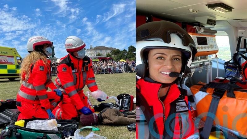 Doctor who saves lives in remote locations in air ambulance hopes to encourage more women in STEM