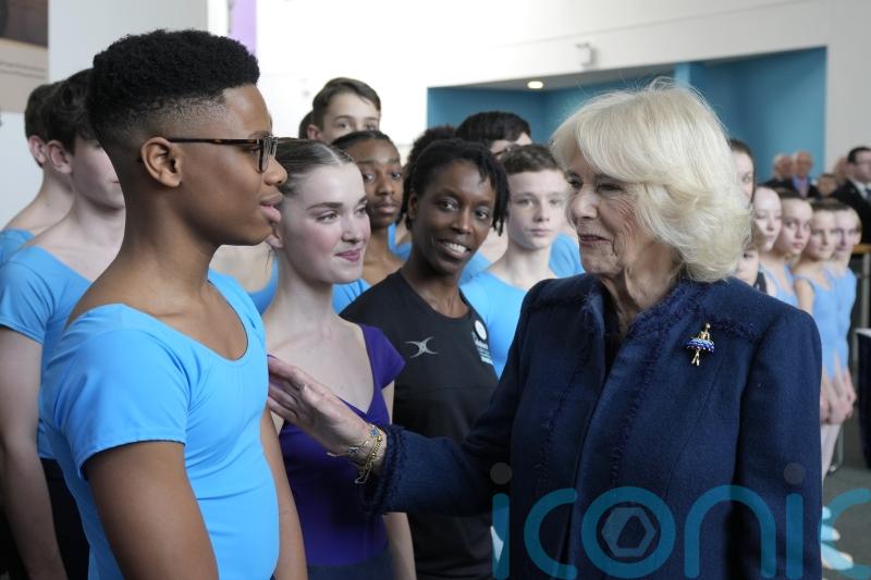 Camilla meets young ballet dancer set to star in Disney documentary