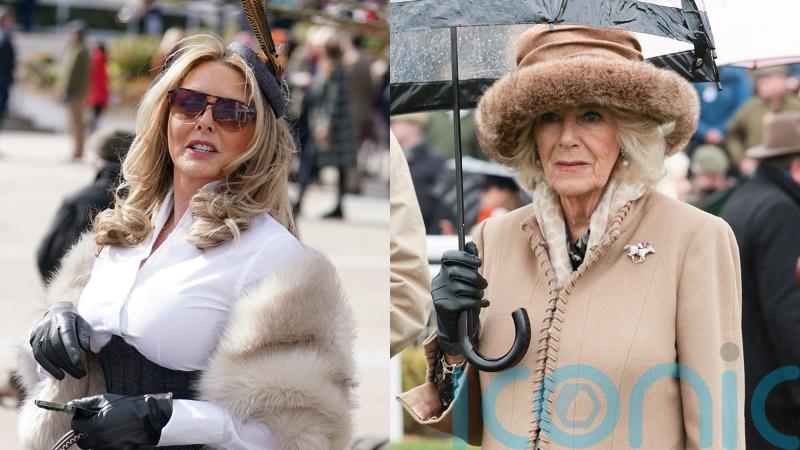 Carol Vorderman and Camilla among stylish celebs at Cheltenham Festival