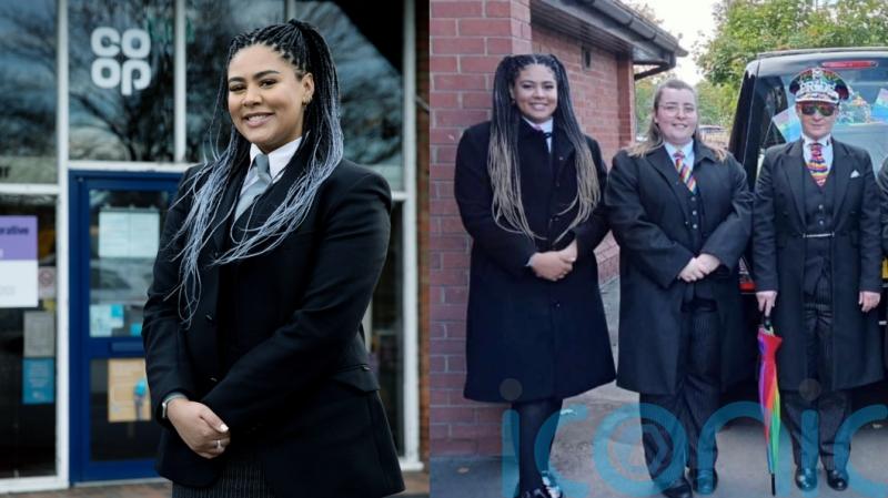 Funeral worker, 22, who receives ‘girl power’ comments at funerals was ‘over the moon’ to get job preparing the deceased