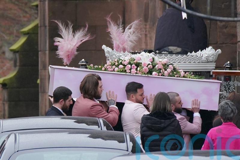 Mourners wear pink at funeral for park stabbing victim Brianna Ghey
