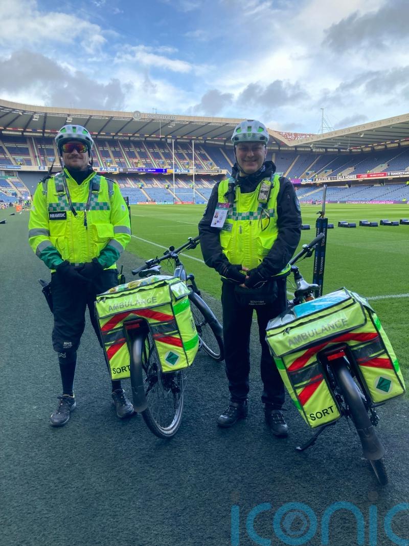 Paramedics back on their bikes for final Six Nations clash at Murrayfield
