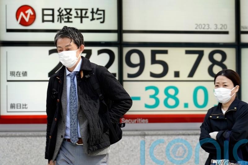 Asian stock markets sink amid fears of global banking crisis