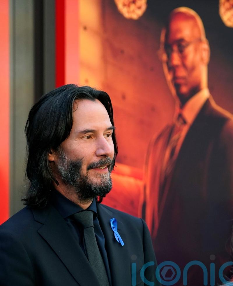 Keanu Reeves pays tribute to Lance Reddick at LA premiere of John Wick 4