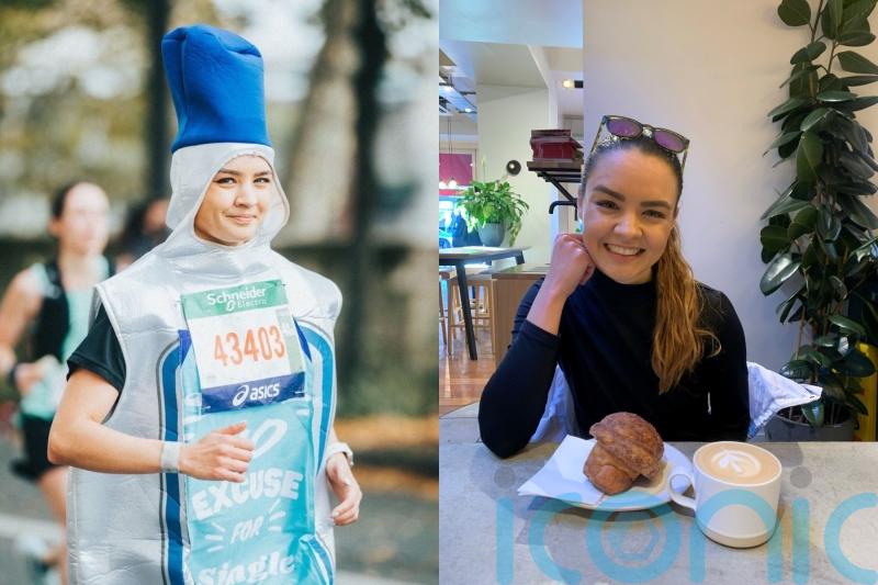 Eco-conscious jogger dons water bottle costume every day to raise awareness for plastic pollution despite &lsquo;weird stares&rsquo;