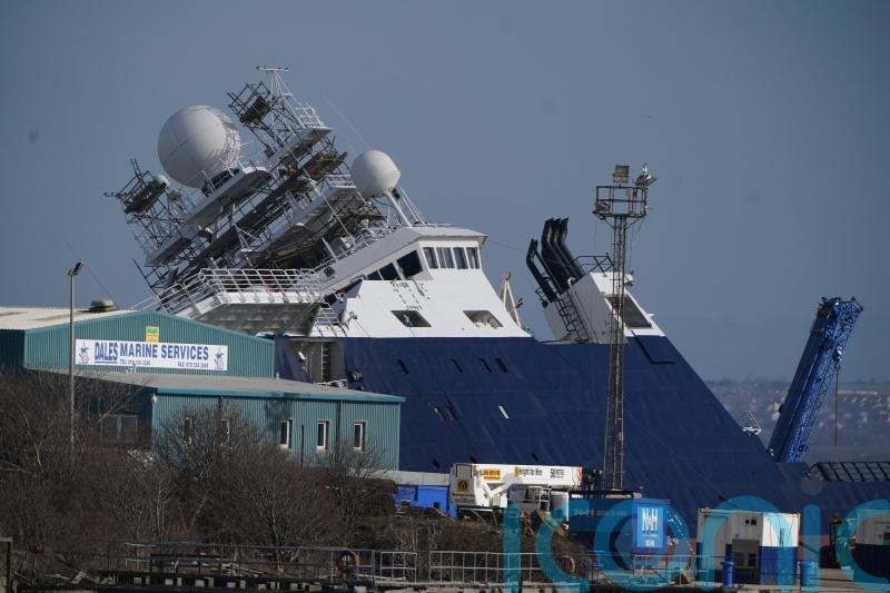 Ship tipping in dry dock and injuring 33 people was ‘so scary’, worker says