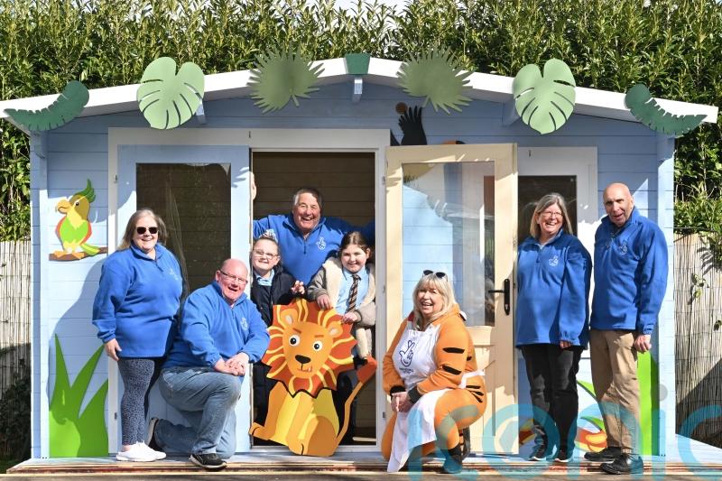 Lottery winners rebuild playhouse for disabled children destroyed by vandals