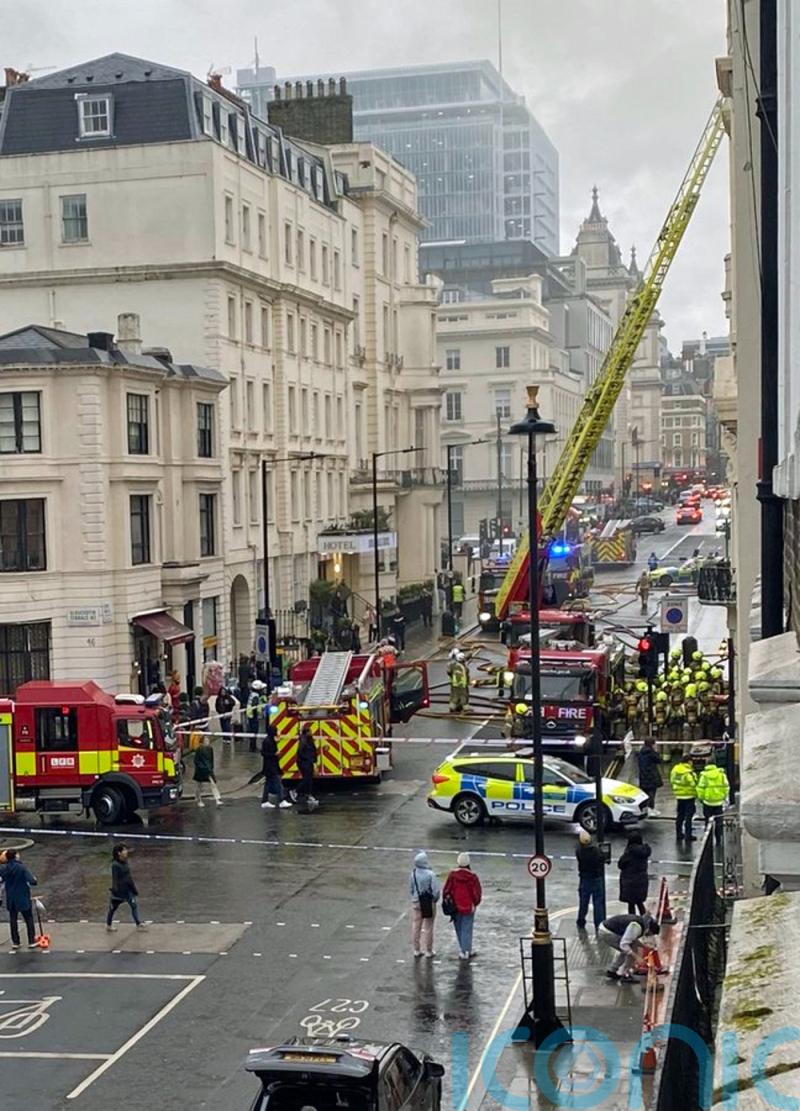 Fire at hotel near Paddington railway station brought under control