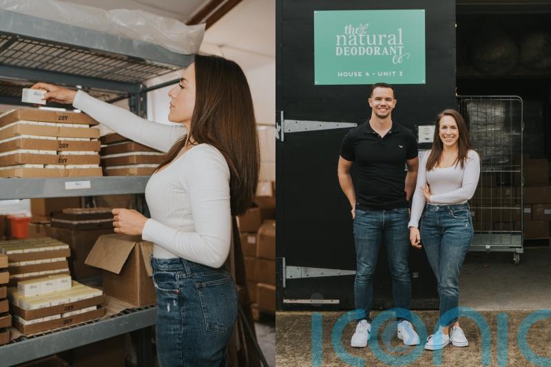 Divorcee who continues to run six-figure natural deodorant firm with ex says passion for product keeps them united