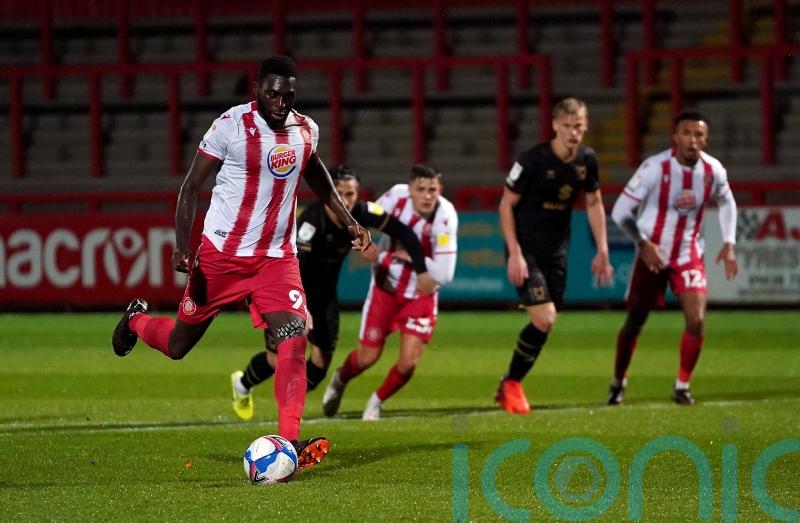 Inih Effiong delivers late double to boost Dagenham to victory at lowly Torquay