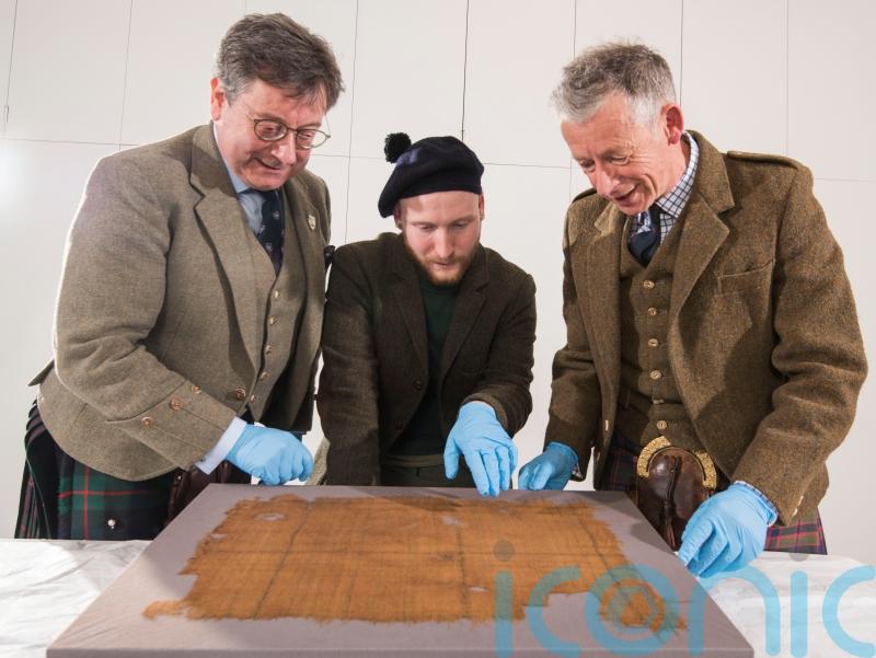 Oldest tartan in Scotland to go on public display for first time