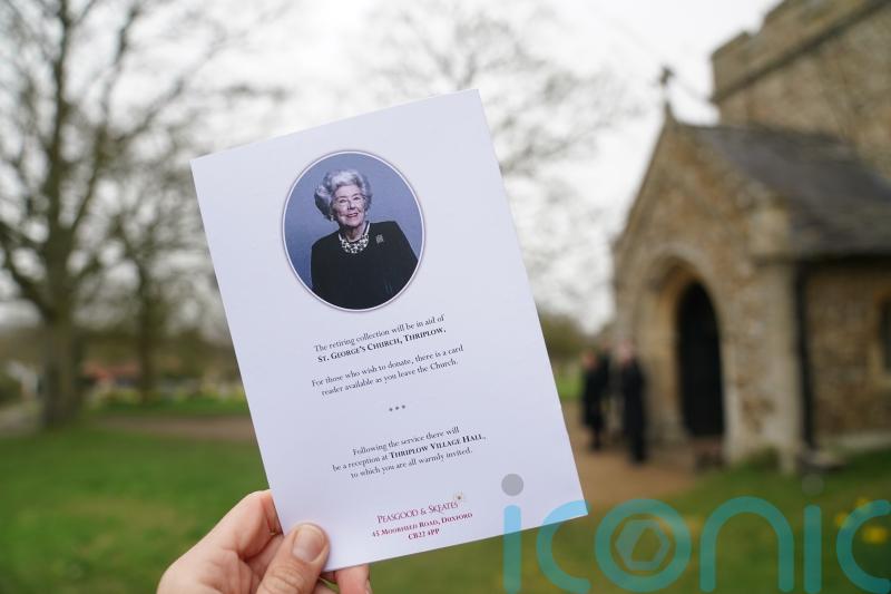 Mourners gather for funeral of ‘remarkable’ Betty Boothroyd