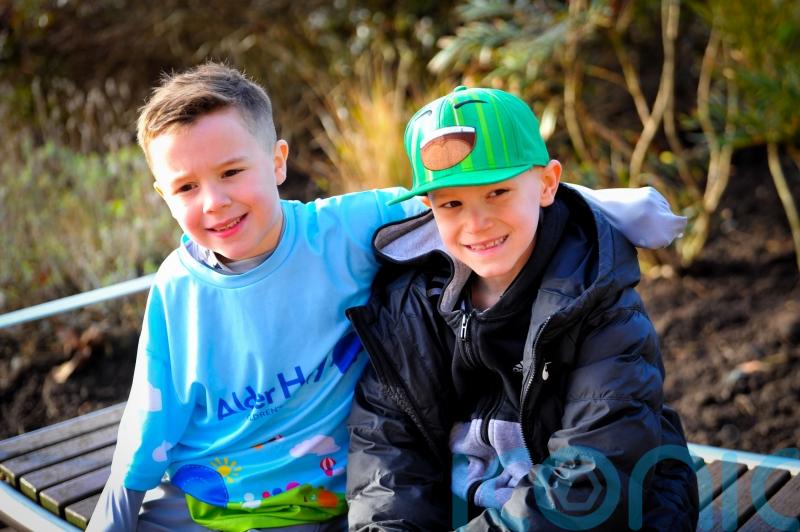 Boy, seven, completes 40-mile walk for hospital treating his cousin with cancer