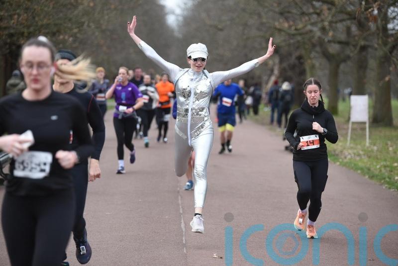 ‘Human disco ball’ running 2,500km in support of refugees and asylum seekers