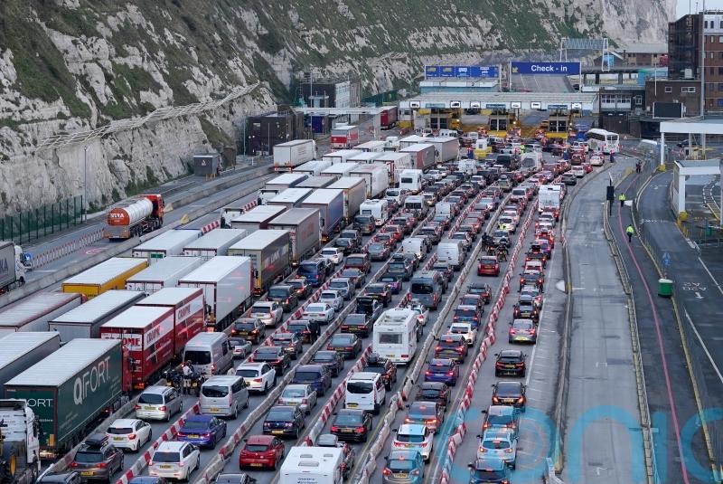Holidaymakers face 90-minute waits at Port of Dover with longer queues expected