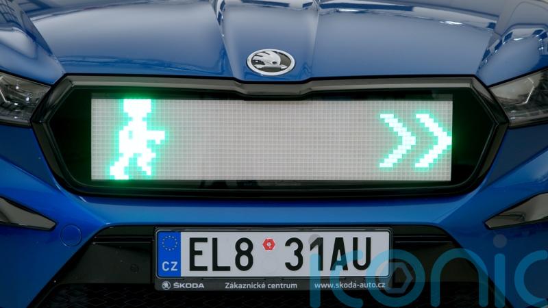 Skoda develops a car grille that can tell pedestrians when to safely cross a road