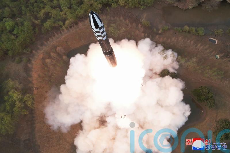 North Korea says it tested new solid-fuel long-range missile